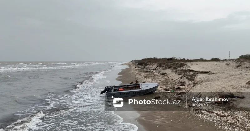 Xəzər dənizindəki adaların sahəsi iki üç dəfə artıb FOTO