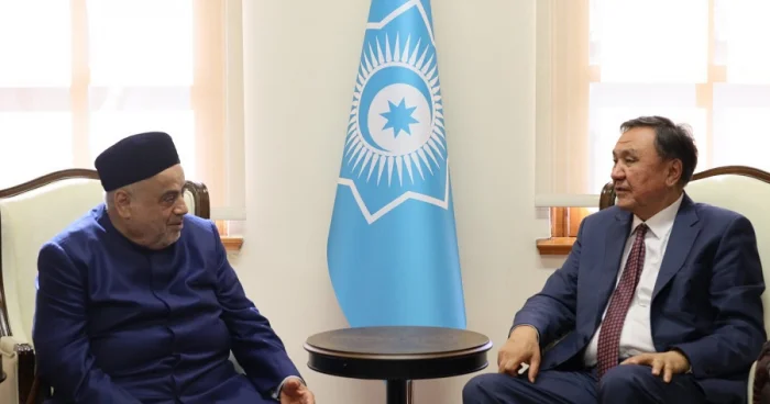 Şeyxülislam Türk Dövlətləri Təşkilatının Baş katibi ilə görüşüb
