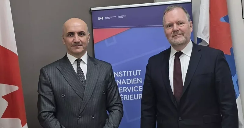 Азербайджанский дипломат встретился с гендиректором Канадского института внешней службы