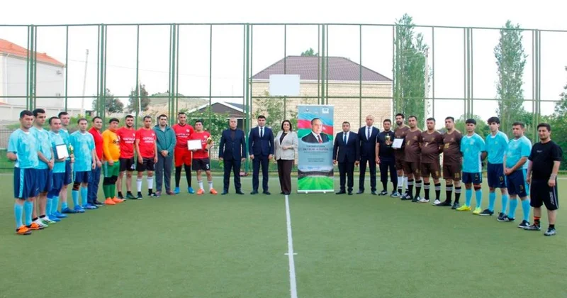 Naftalanda Ulu Öndər Heydər Əliyevin xatirəsinə həsr olunan mini futbol turniri başa çatıb