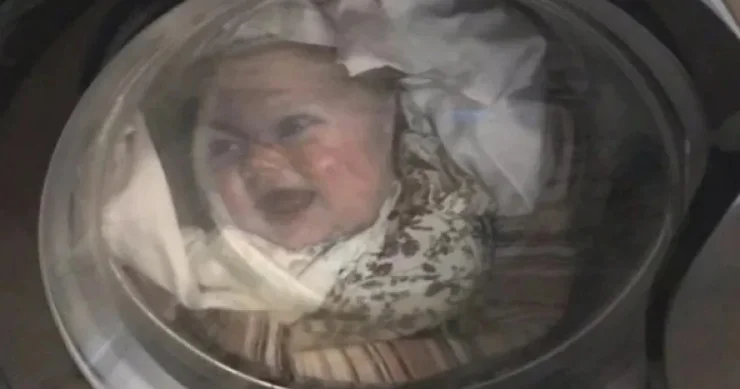 Yeni doğulan körpəsini paltaryuyan maşına atıb öldürdü