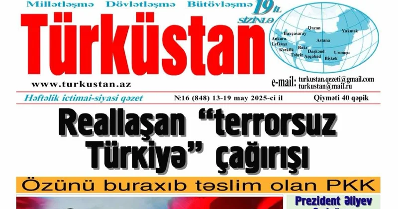 Türküstan ın fəaliyyətə başlamasından 19 il ötür