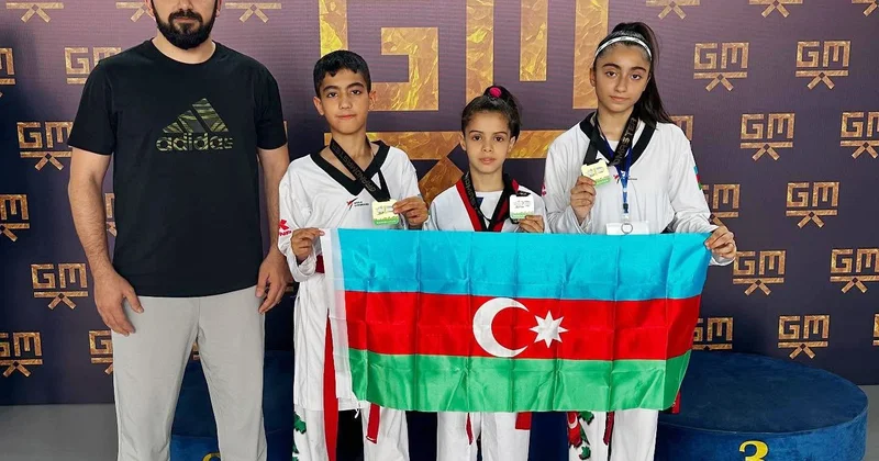 Taekvondoçularımızdan Qazaxıstan və Özbəkistanda 6 medal FOTO