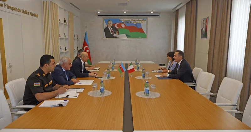 Kəmaləddin Heydərov İtaliya səfiri ilə görüşüb