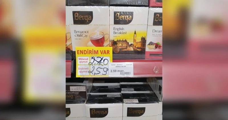 “Şans” marketin şanssız alıcıları: endirim yazıb aldadırlar...