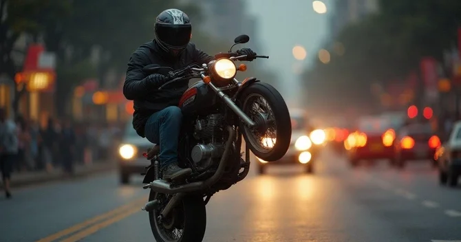 Moped və motosikletlə qəhrəmanlıq edənlər Qəza törədir, ziyan vurur...