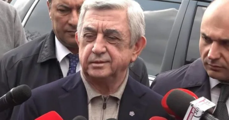 Sarkisyana qoyulan səfər qadağasını ləğv edilib