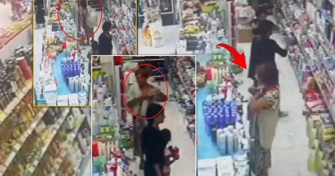 Bakıda qaraçılar mağazanı talan etdi ANBAAN GÖRÜNTÜLƏR