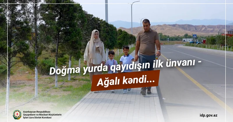 Dövlət Komitəsi Ağalı kəndi ilə bağlı videoçarx hazırlayıb VİDEO