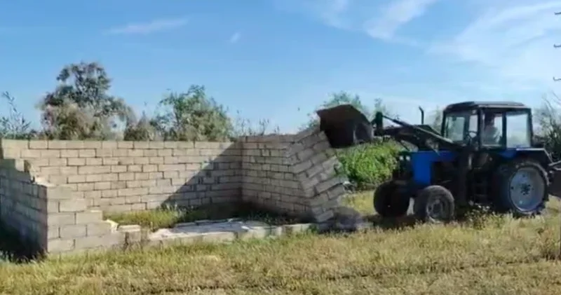 İmişlidə qanunsuz tikintinin qarşısı alınıb