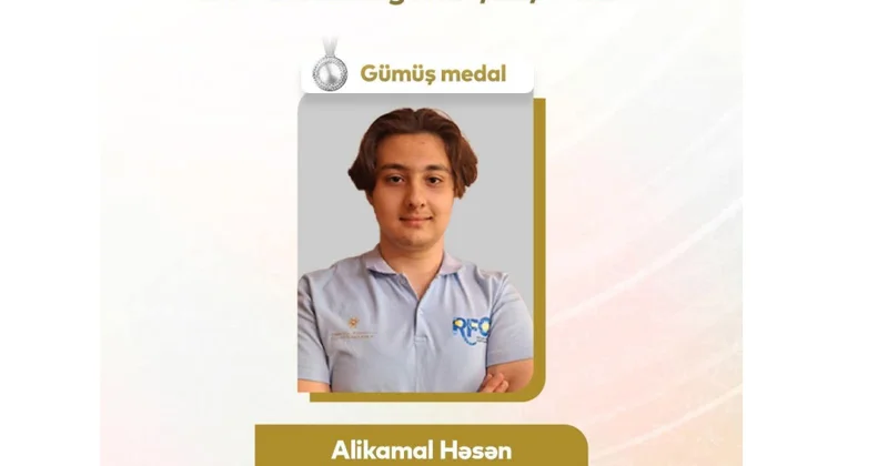 “Gənc istedadlar” liseyinin şagirdi Avropa Riyaziyyat Kubokunda gümüş medal qazanıb
