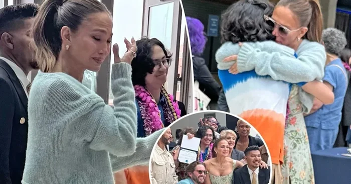 Cennifer Lopez ağladı!