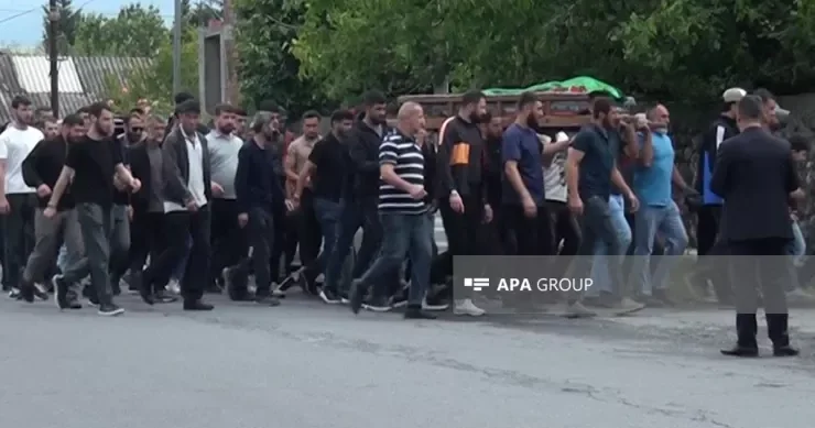 Azov dənizində həlak olan Məhəmməd Əliyev Zaqatalada dəfn olundu