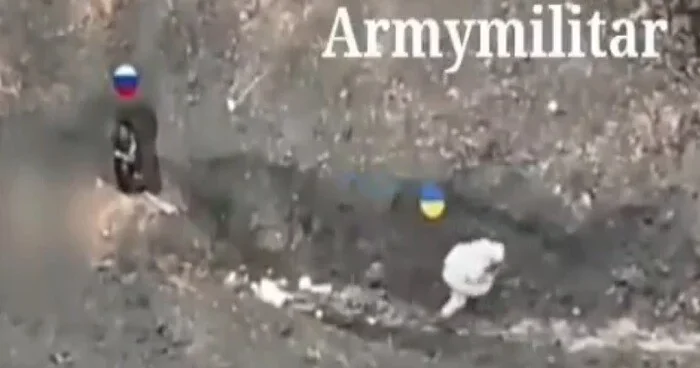 Rusiya və Ukrayna hərbçiləri yaxın məsafədən döyüşür Video