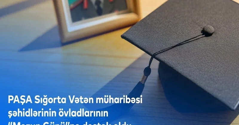 “PAŞA Sığorta” Vətən müharibəsi şəhidlərinin övladlarının “Məzun Günü”nə dəstək olub
