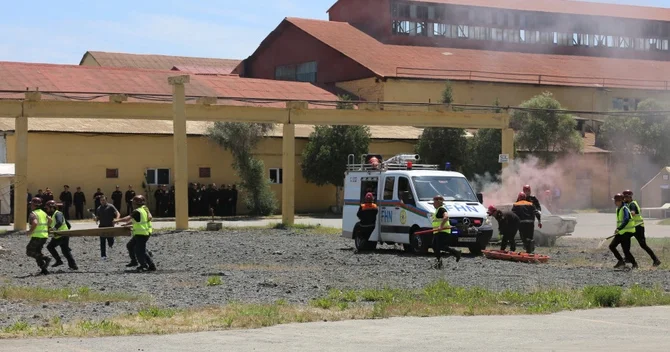 FHN in Bakı Regional Mərkəzi kompleks mülki müdafiə təlimi təşkil edib
