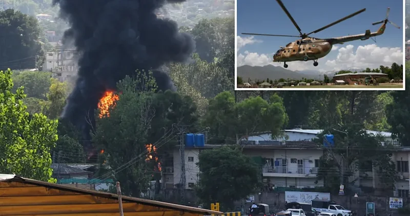 Pakistanda 22 nəfərin həyatına son qoyan helikopter qəzasının detalları
