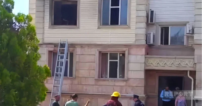 Culfada yanğında 3 yaşlı uşaq öldü Foto