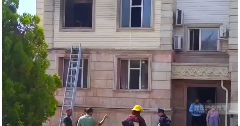 В Нахчыване пострадавший при пожаре в пятиэтажке двухлетний ребенок умер в больнице