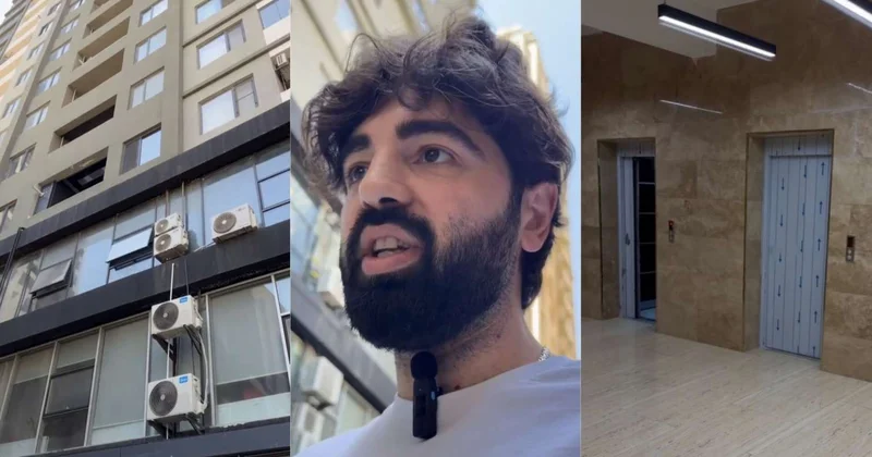 Bakıda 25 mərtəbəli binada lift “özəlləşdirildi”: 2 3 nəfər evinə çıxa bilir VİDEO