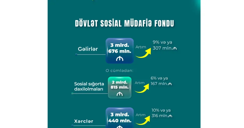 DSMF nin bu ilin 5 ayı üzrə gəlir və xərcləri açıqlanıb