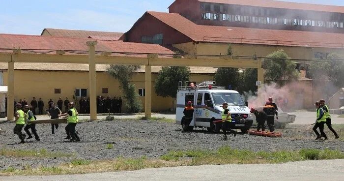 FHN 216 şəxsi heyətlə təlim keçirdi Video