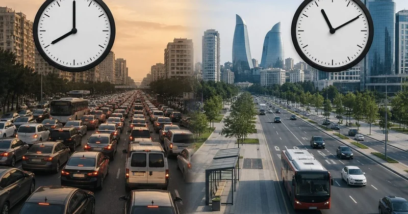 İş saatlarının dəyişdirilməsi tıxac problemini həll edəcəkmi? İQTİSADÇI AÇIQLADI
