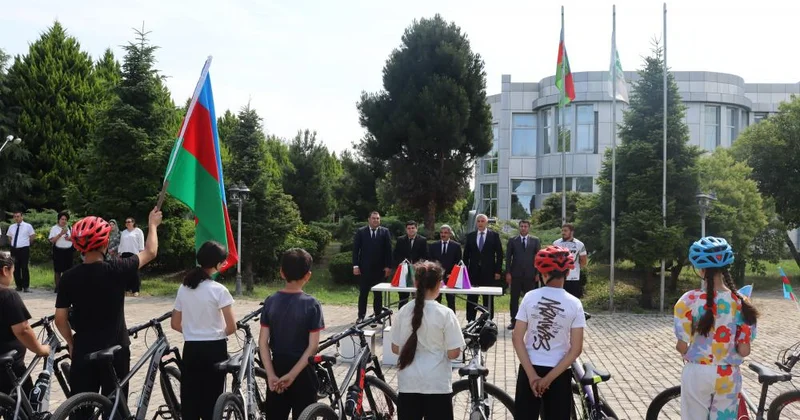 Ağdaşda Milli Qurtuluş Günü münasibətilə veloyürüş təşkil olunub