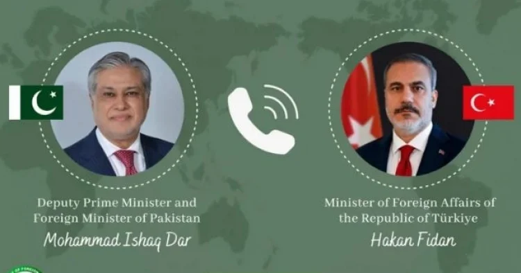 Məhəmməd İshaq Dar və Hakan Fidan arasında telefon danışığı olub