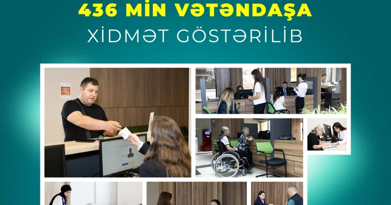 DOST mərkəzlərində 436 min vətəndaşa xidmət göstərilib