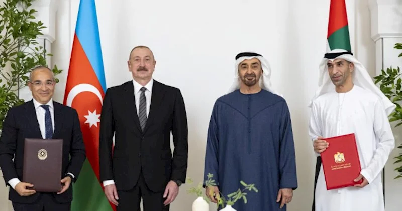 “Azərbaycan Respublikası Hökuməti ilə Birləşmiş Ərəb Əmirlikləri Hökuməti arasında Hərtərəfli İqtisadi Tərəfdaşlıq Sazişi” imzalandı