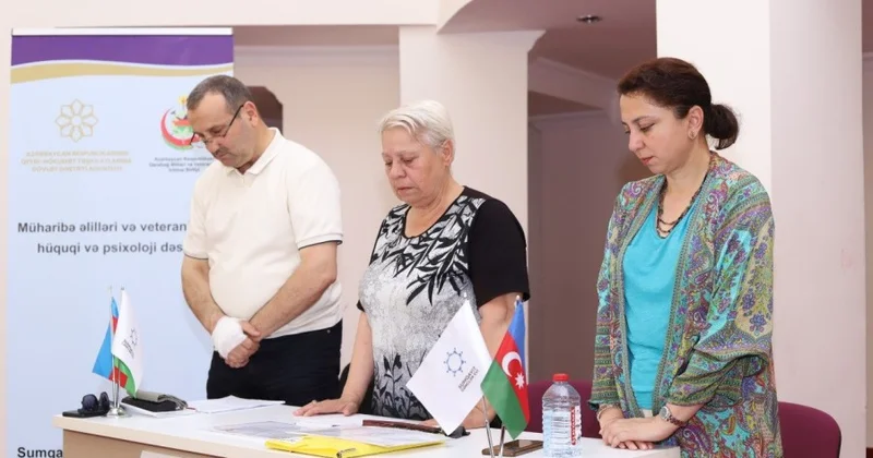 Sumqayıtda müharibə əlilləri və veteranlarına hüquqi və psixoloji dəstək mövzusunda tədbir keçirildi FOTOLAR