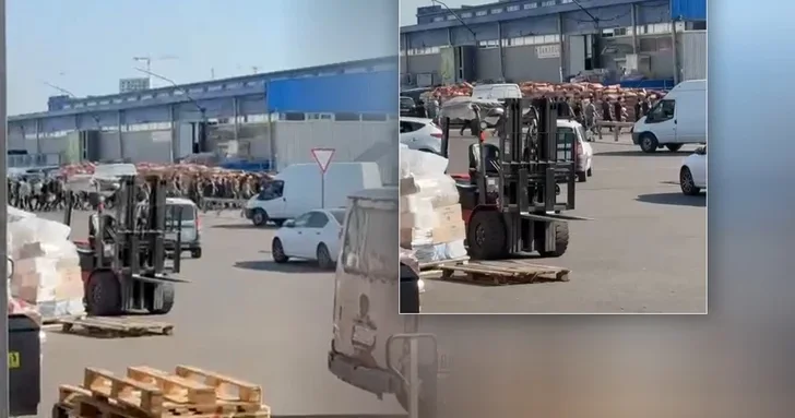 ОМОН провел массовое задержание азербайджанцев на московском рынке