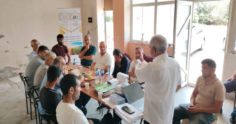 İmişli və Saatlı rayonlarının 6 kəndində maarifləndirmə təlimləri başa çatıb