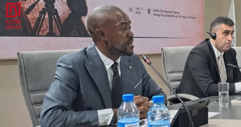 Sedrik Monzia Aundu: “Jurnalistlərin əsas vəzifəsi daha ədalətli informasiya mühiti formalaşdırmaqdır” FOTO