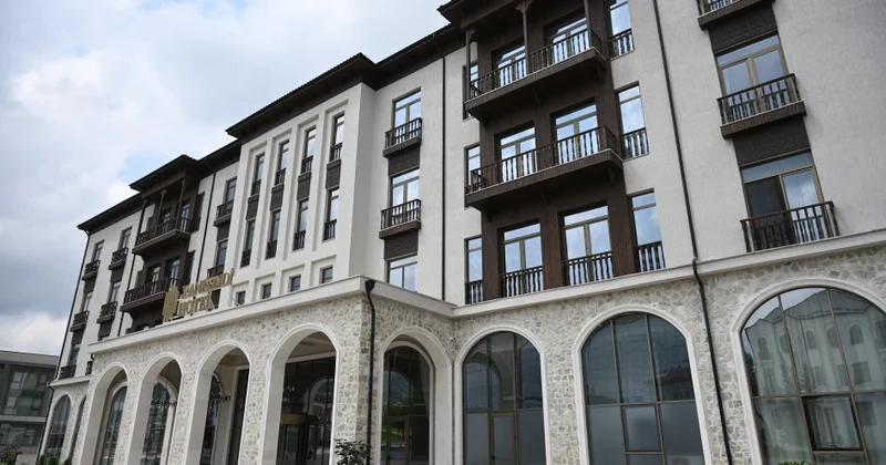 Xankəndi hotelinin açılışı oldu FOTOLAR