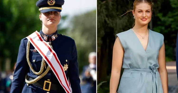 İspaniya şahzadəsinin üçillik hərbi xidməti başa çatdı