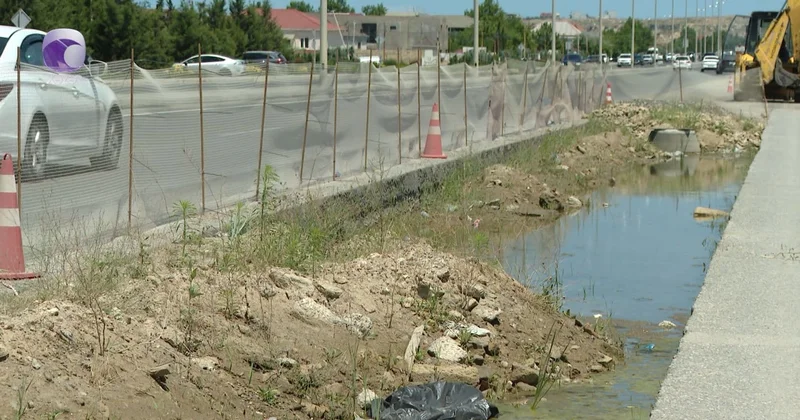 Bakıda ötən ildən qazılan yol niyə bərpa edilmir? VİDEO