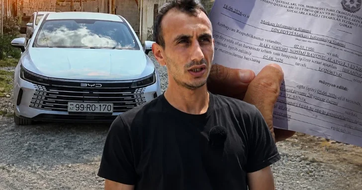 В Хырдалане мужчине приходят штрафы за арендованный автомобиль, который он давно вернул