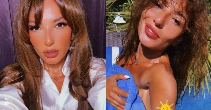 Dilarə hovuzdan yarı çılpaq foto paylaşdı