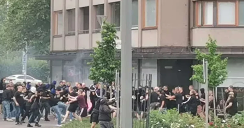 В Финляндии арестованы 48 человек за участие в массовой драке футбольных болельщиков