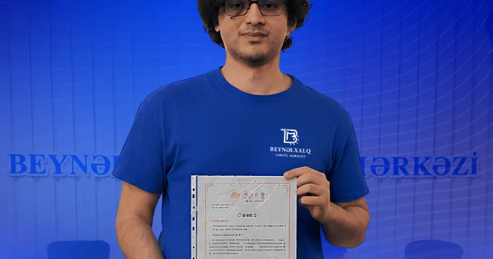Çinin TOP universitetinə qəbul alan daha bir azərbaycanlı tələbə
