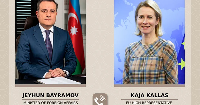 Kaya Kallas Ceyhun Bayramovla danışdı