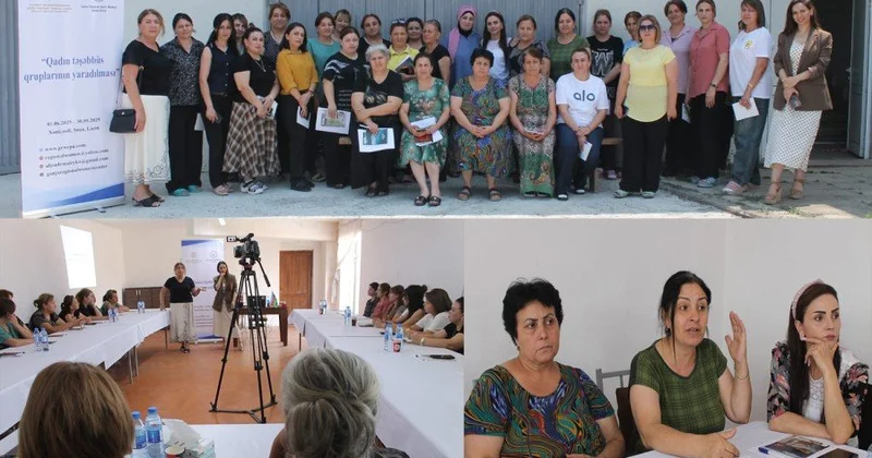 “Gəncə Regional Qadın Mərkəzi” İctimai Birliyi Xankəndidə qadınlarla görüş keçirib FOTOLAR