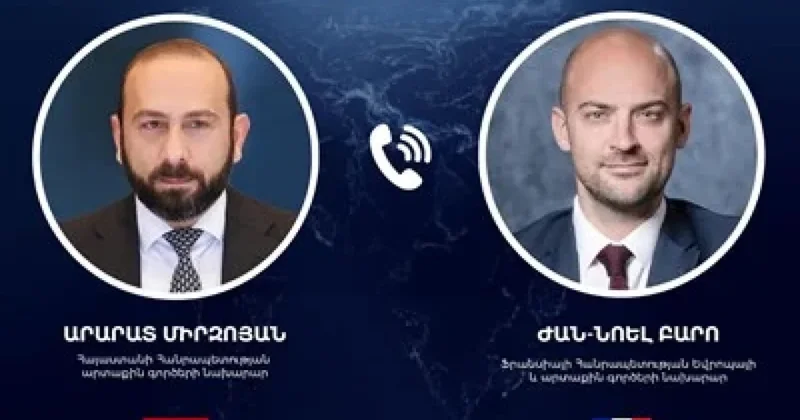 Ermənistan və Fransa xarici işlər nazirləri danışıqlar apardılar