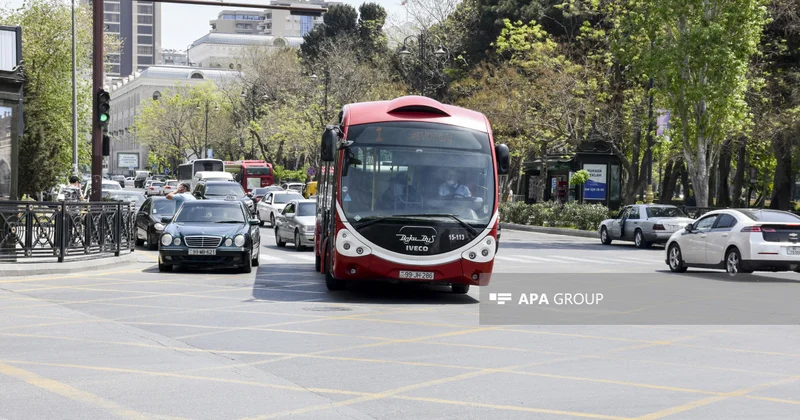 Bakıda 12 müntəzəm marşrut üzrə avtobusların dayanacaq yeri müvəqqəti dəyişdirilib