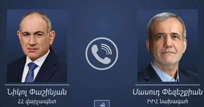Paşinyan bəzi mətləbələri Pezeşkiana başa saldı