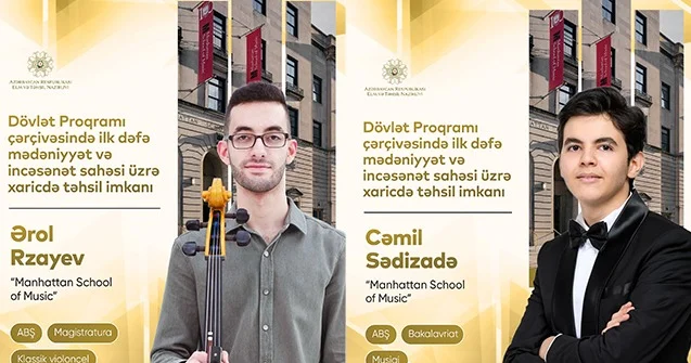 Dövlət Proqramı ilə xaricdə təhsildə ilk! Fotolar