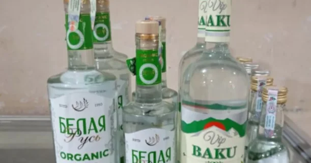 Saxta spirtli içkilər satan market aşkarlandı