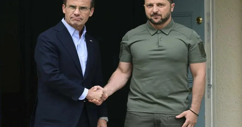 Zelenski İsveçin Baş Naziri ilə Ukrayna aviasiyasının inkişafını müzakirə edib
